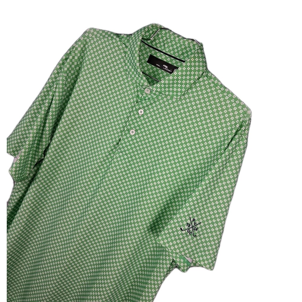 RLX Ralph Lauren Men's Large Classic Stretch Performance Palos Verdes GC Logo
